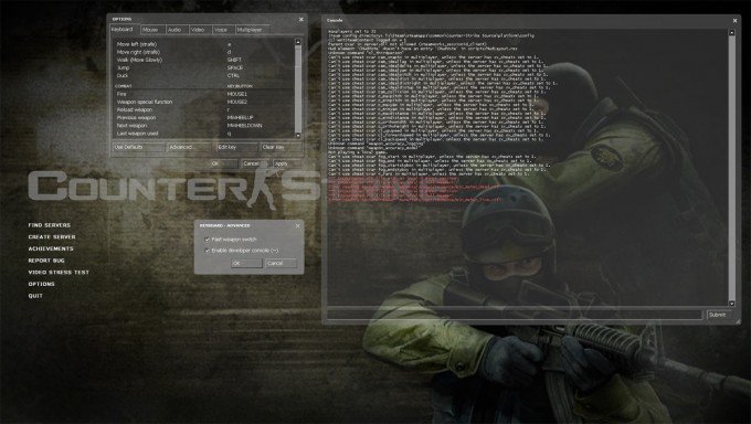 How to activate developer console in Counter-Strike Source