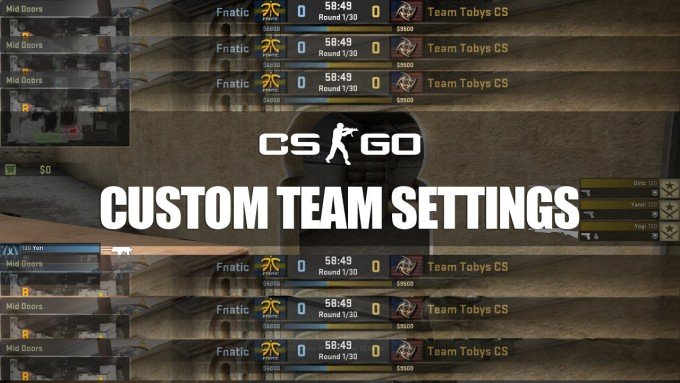 CS:GO Custom Team Name, Logo and Flag