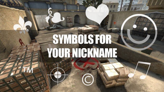 Symbols for your nickname